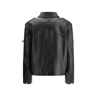Prada Black Leather Jacket