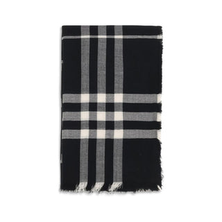 Burberry Black Wool Scarf