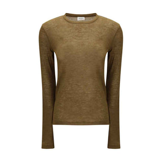 Saint Laurent Green Cashmere Clothing