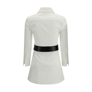 Balenciaga White Cotton Casual Dress