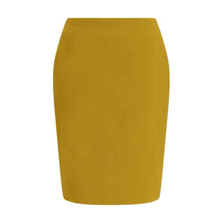 Saint Laurent Yellow Viscose Skirt