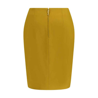 Saint Laurent Yellow Viscose Skirt