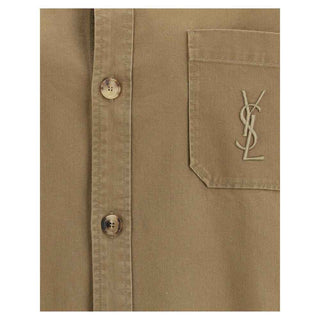 Saint Laurent Green Cotton Denim Jacket