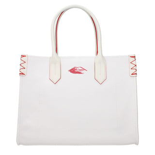 Balmain White Fabric Handbag