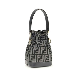 Fendi Blue Fabric Backet Bag