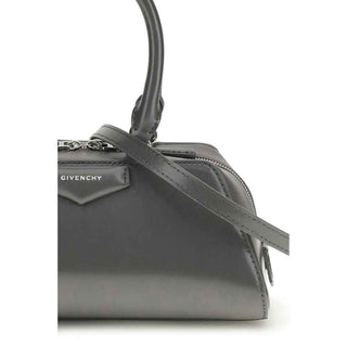 Givenchy Gray Calf Leather Bos Taurus Handbag