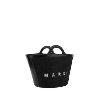 Marni Black Cotton Shoulder Bag