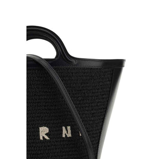 Marni Black Cotton Shoulder Bag