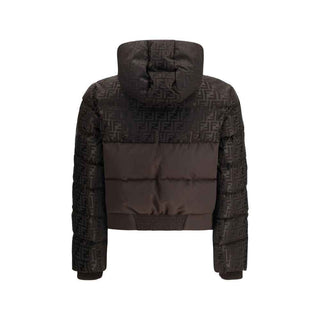 Fendi Brown Cotton Shell Jacket