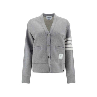 Thom Browne Gray Cotton Cardigan
