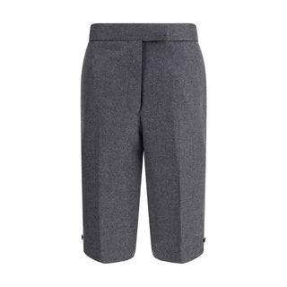 Thom Browne Gray Wool Bermuda Shorts