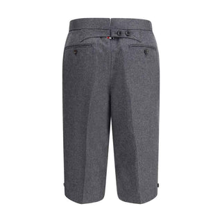 Thom Browne Gray Wool Bermuda Shorts