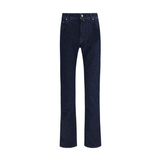 Jacob Cohen Blue Cotton Slim Fit Jeans