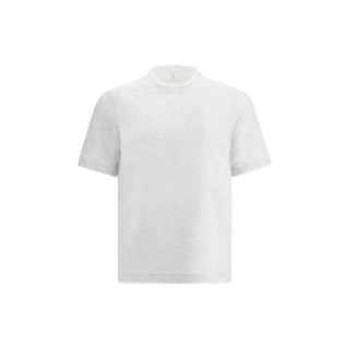 Brunello Cucinelli Gray Cotton T-Shirt