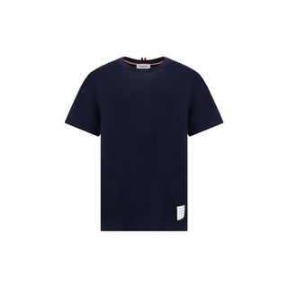 Thom Browne Blue Cotton T-Shirt