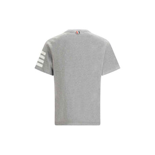 Thom Browne Gray Cotton T-Shirt