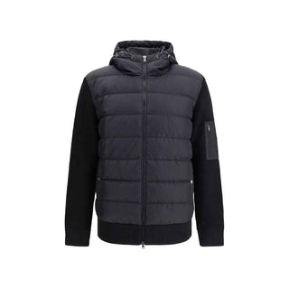 Herno Black Wool Bomber