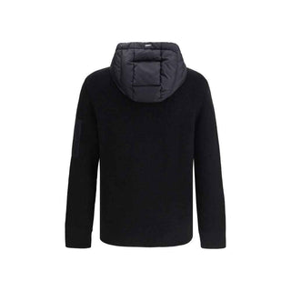 Herno Black Wool Bomber