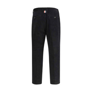 Thom Browne Black Cotton Chino Pants