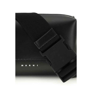 Marni Black Calf Leather Bos Taurus Shoulder Bag