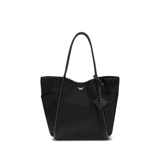 MCM Black Fabric Shoulder Bag