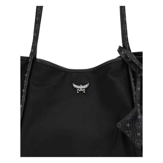 MCM Black Fabric Shoulder Bag