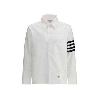 Thom Browne White Cotton Dress Shirt