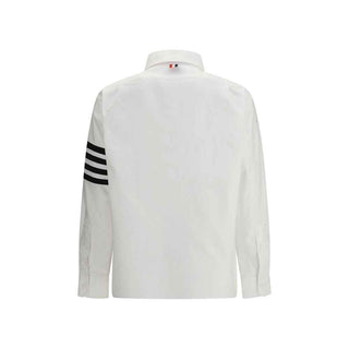 Thom Browne White Cotton Dress Shirt