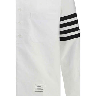 Thom Browne White Cotton Dress Shirt