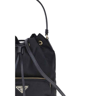 Prada Black Polyamide Backet Bag
