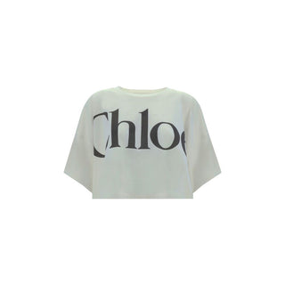 Chloé White Cotton T-Shirt