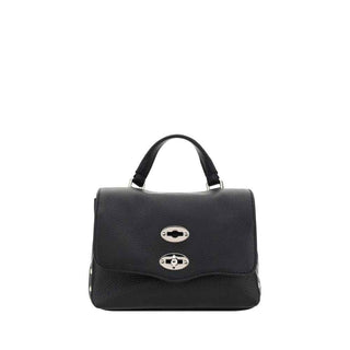 Zanellato Black Calf Leather Bos Taurus Shoulder Bag