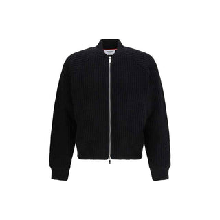 Thom Browne Black Wool Bomber