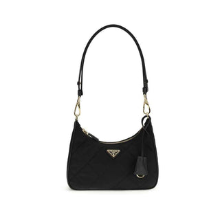 Prada Black Recycled Polyamide Shoulder Bag