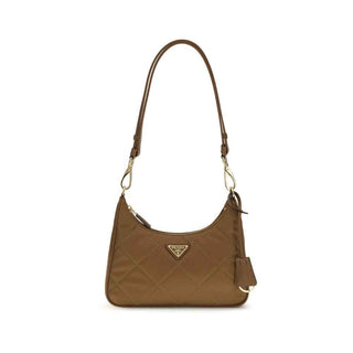 Prada Brown Recycled Polyamide Shoulder Bag