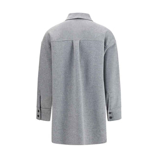 Max Mara Gray Wool Shirt