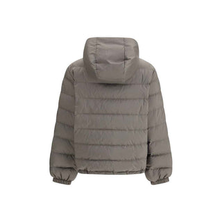 Miu Miu Gray Recycled Polyester Coat