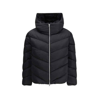 Herno Black Polyester Jackets And Coat