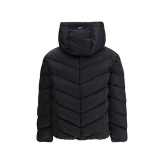 Herno Black Polyester Jackets And Coat