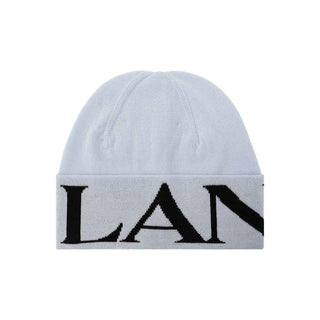 Lanvin Blue Virgin Wool Beanie