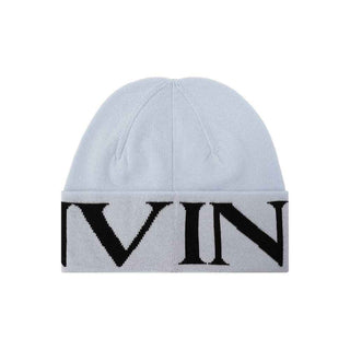 Lanvin Blue Virgin Wool Beanie