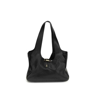Chloé Black Calf Leather Bos Taurus Shoulder Bag