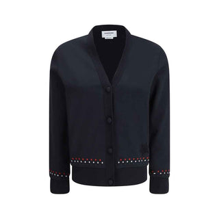 Thom Browne Black Cotton Cardigan