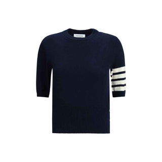 Thom Browne Blue Fleece Wool Sweatshirt