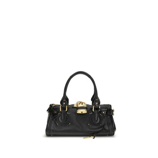 Chloé Black Buffalo Leather Shoulder Bag