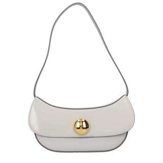 Marni Gray Leather Shoulder Bag