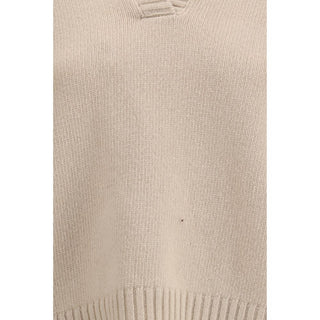 Max Mara Beige Fleece Wool Top