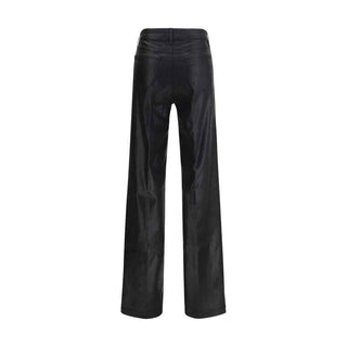 L'Agence Black Cotton High-Waisted Jean