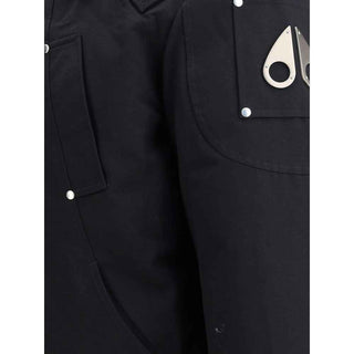 Moose Knuckles Black Cotton Clothing