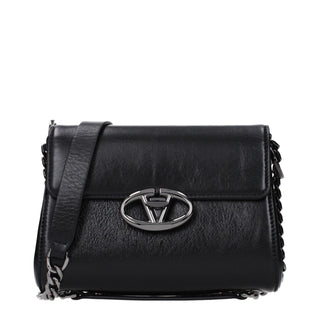 Valentino Garavani Black Leather Crossbody Bag